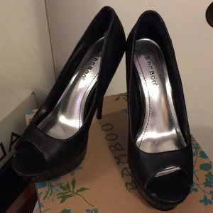 BAMBOO Colada Black Pumps